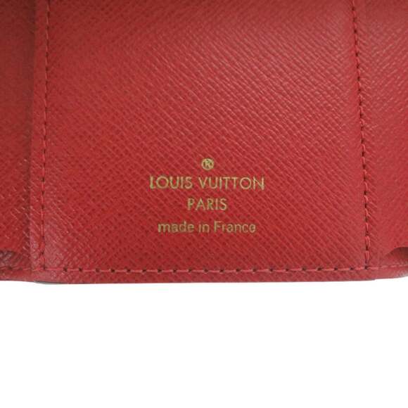 Excellent condition Louis Vuitton Portefeuille Victorine Damier N41659 tri-fo...